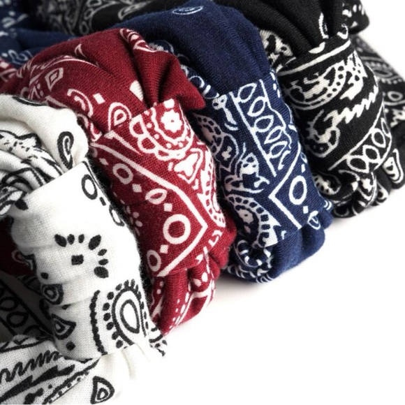 Vintage Paisley Pattern Headbands For Girls With Colorful HeadBead - Picture 4 of 6